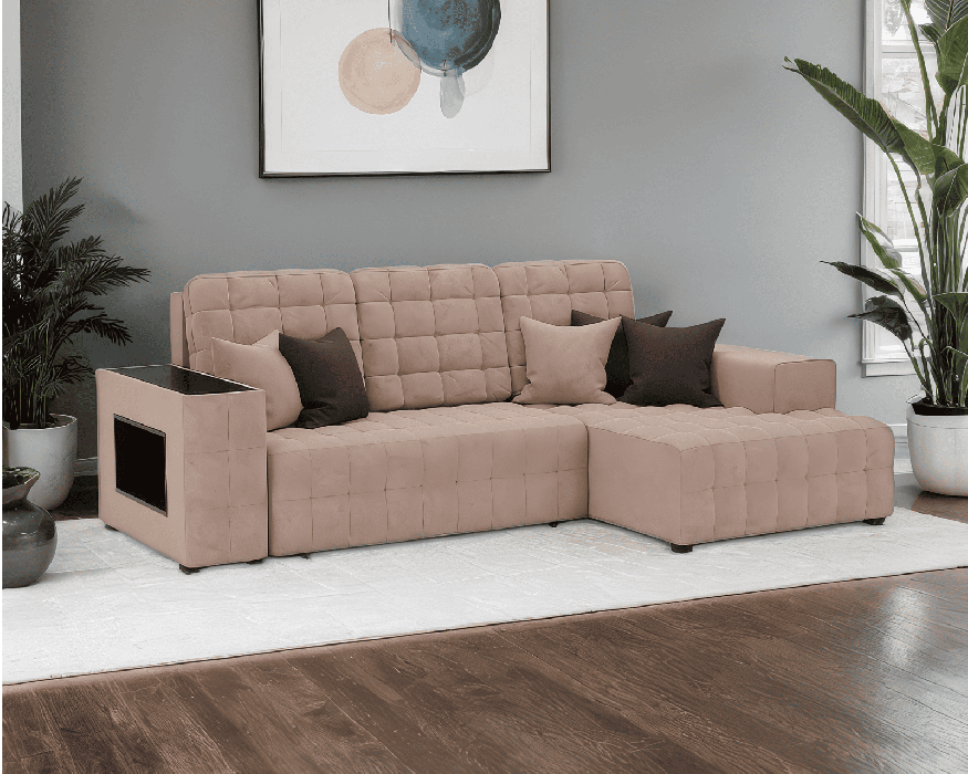 Диваны угловые в гостиную, Диван Мадрид Правый угол (Кордрой)