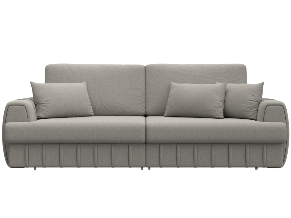 Диваны еврокнижки, Диван прямой Лига-057 НПБ, рогожка Амур