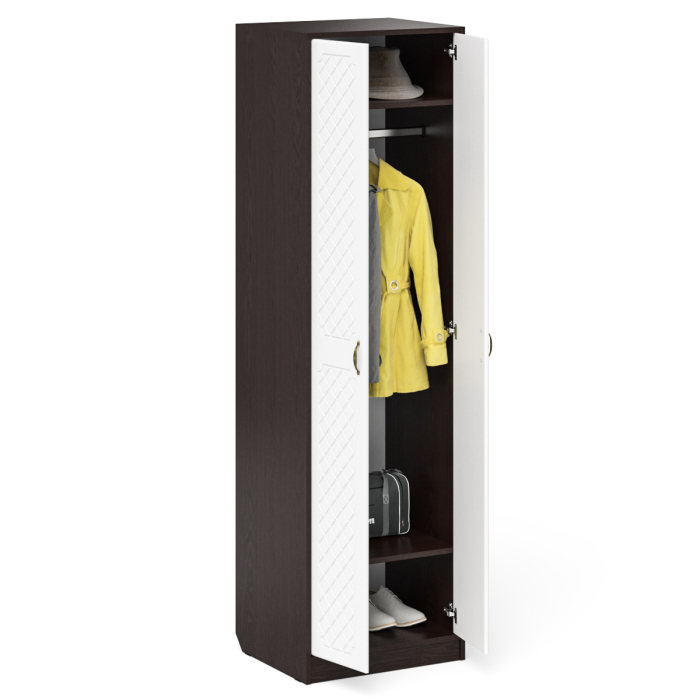 Шкафы распашные, Шкаф П-6 МДФ фрезеровка ромб