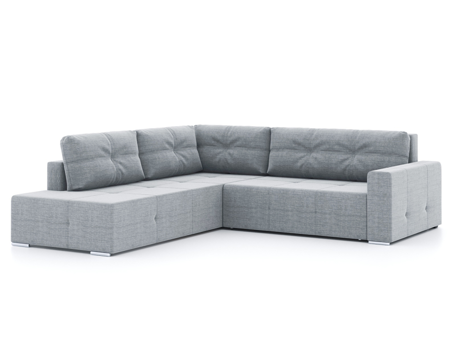 Диваны угловые в гостиную, Диван-кровать угловой Леос НПБ, рогожка Люкс