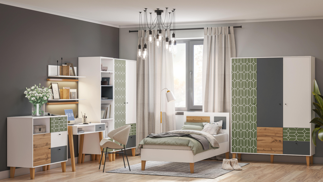 Шкафы распашные, Шкаф STORY трехстворчатый