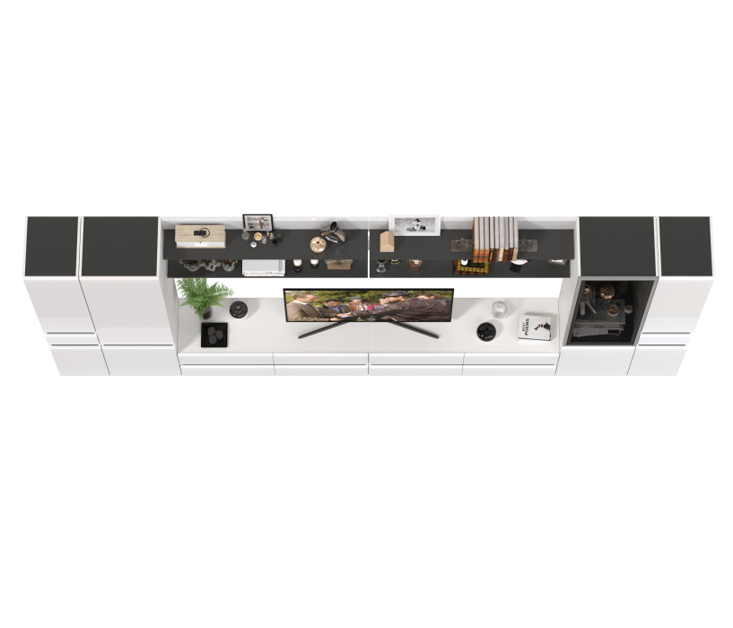 Стенки для гостиной, Сидней мебель для гостиной корпусная комплектация № 120