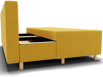 Прямой диван Лофт,еврокнижка,велюр