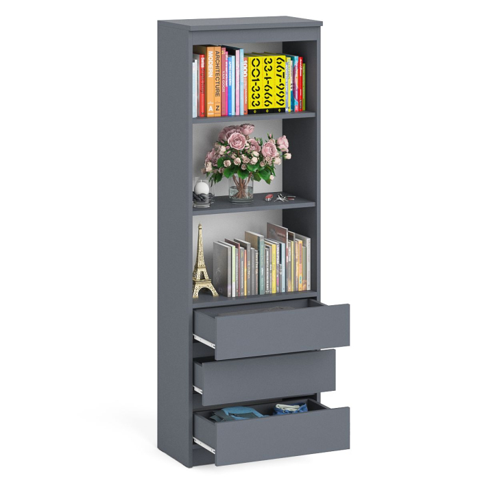 Открытые, Стеллаж с ящиками Мори МСТ600.3