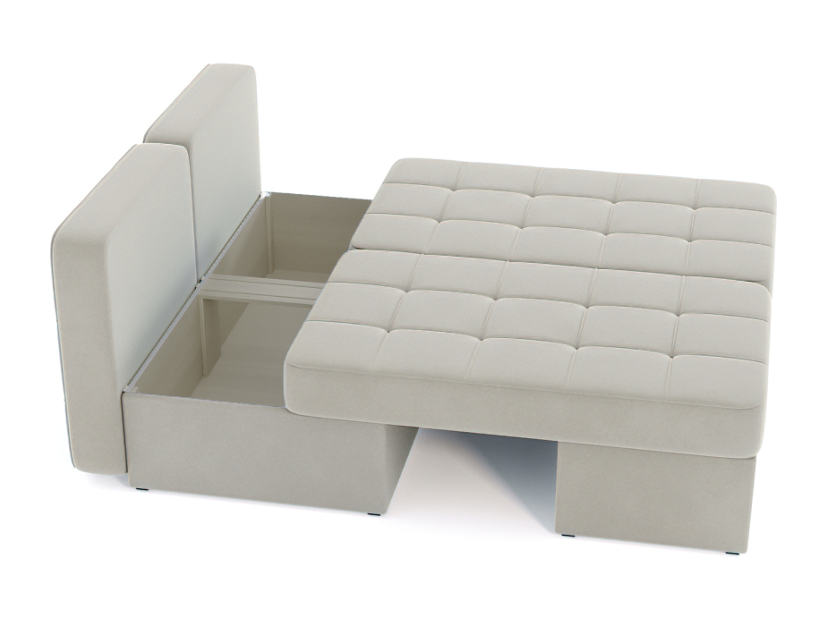 Диваны угловые в гостиную, Диван-кровать угловой Оливер еврокнижка-трансформер, велюр