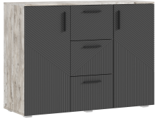 Комоды, Комод Сильвия 1200 3 ящика/2 двери