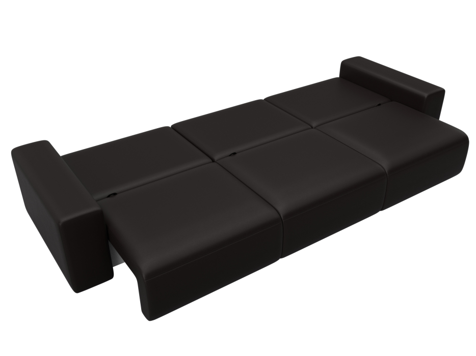 Диваны еврокнижки, Диван прямой Лига-036 НПБ Классик Лонг, экокожа GRIFON