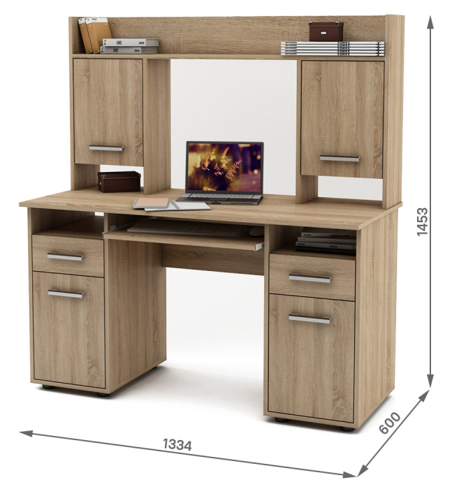 Прямые, Письменный стол Остин-13К