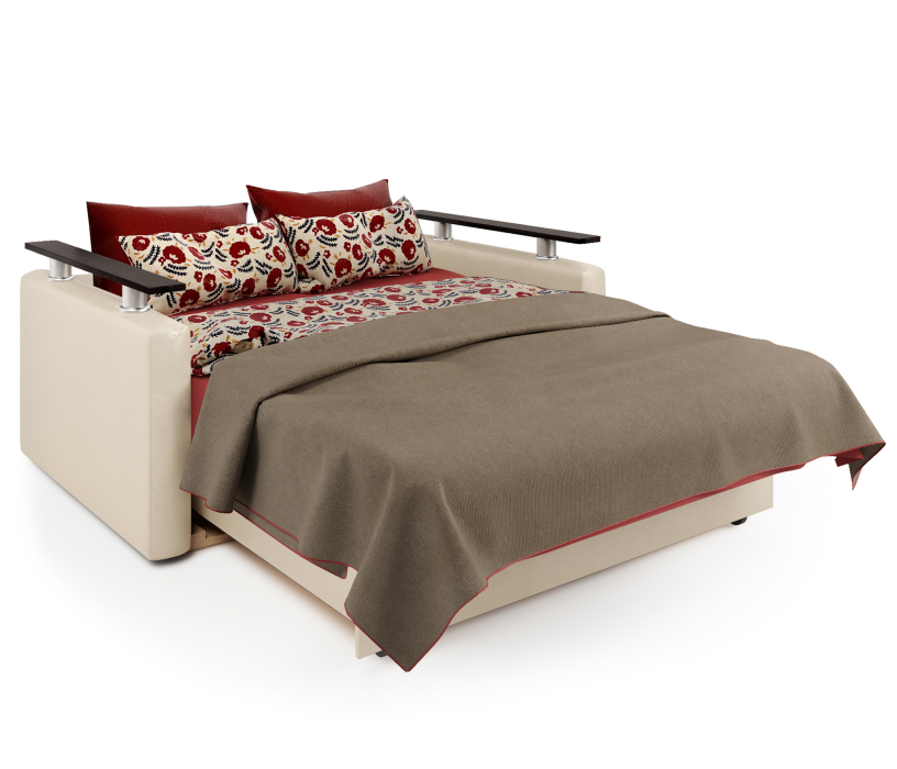 Диваны с ящиком для белья, Диван-кровать Шарм 120, экокожа/шенилл