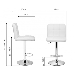 Барный стул Paskal (черный)