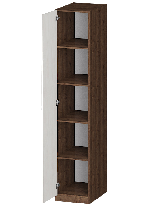 Для одежды, Распашной шкаф Лайф с полками 40*60*215 Дуб экспрессив