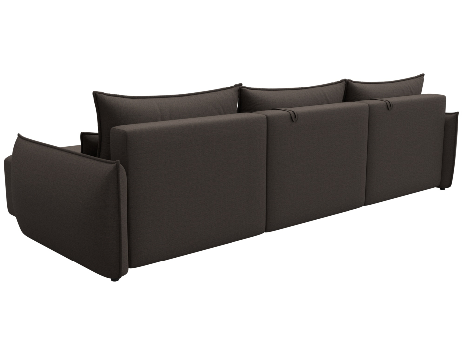 Диваны угловые в гостиную, Диван угловой Лига-051 НПБ Лонг угол универсальный, рогожка Амур