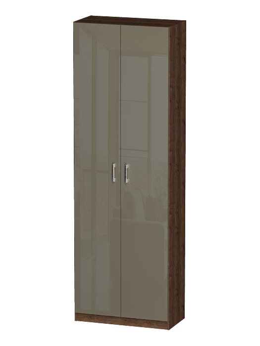 В спальню, Распашной шкаф Лайф с полками 80*40*240 Дуб экспрессив