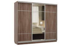 Шкафы-купе 3-х дверные, Шкаф-купе Премьер Лайт 62 (08;11;08) трехдверный
