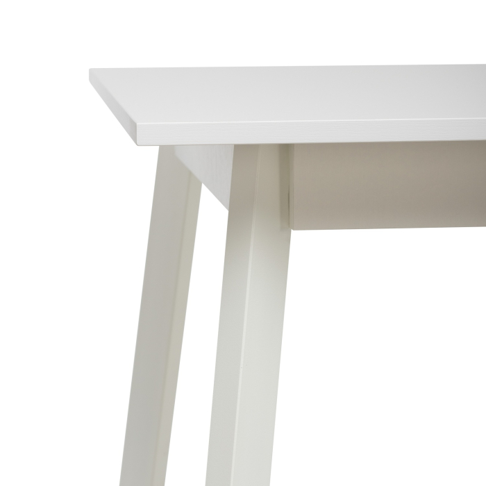 Обеденные столы, Стол раздвижной Leset Флоу 2Р опора белая, Металл Белый