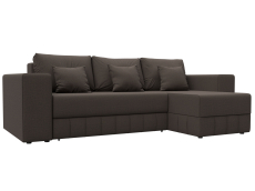 Диваны угловые в гостиную, Диван угловой Лига-076 угол универсальный, рогожка Амур