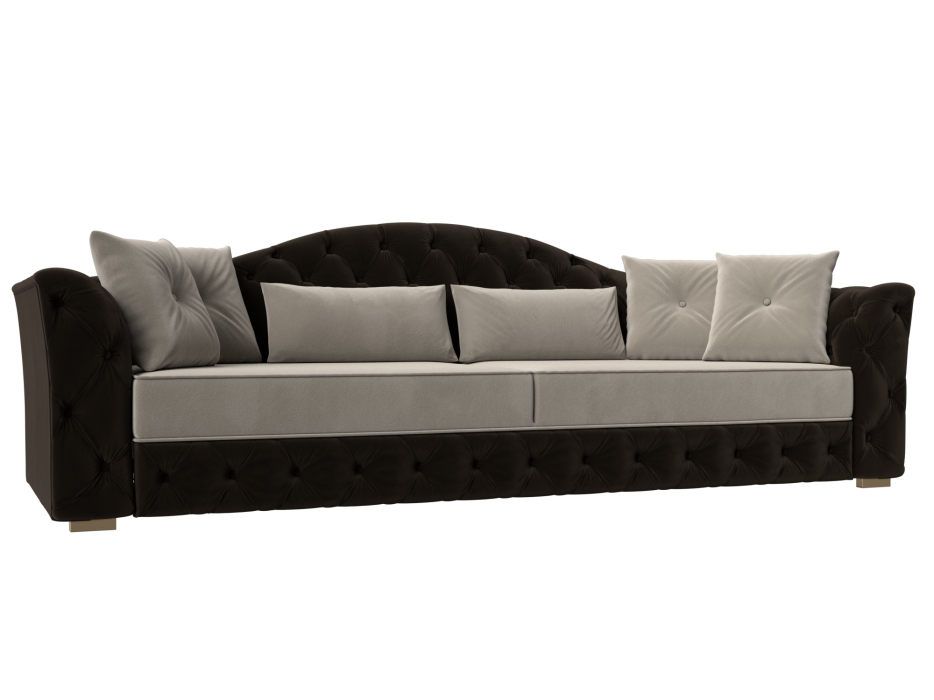 Диваны кровати со спальным местом, Прямой диван Артис, микровельвет