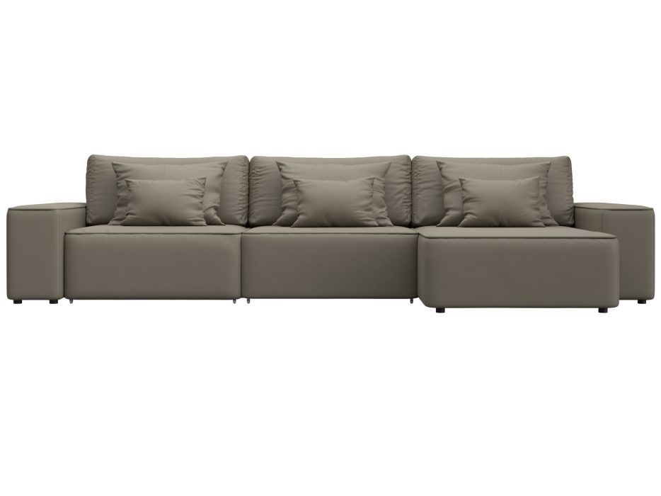 Диваны угловые в гостиную, Диван угловой Лига-074 угол универсальный, экокожа GRIFON