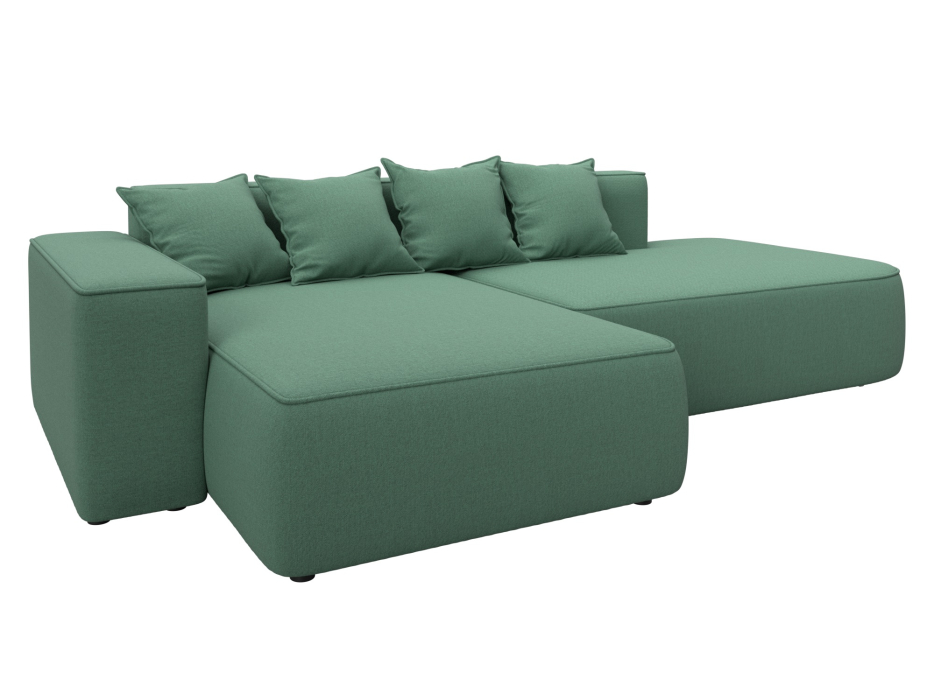 Диваны угловые в гостиную, Диван угловой Лига-065 угол левый, рогожка Амур