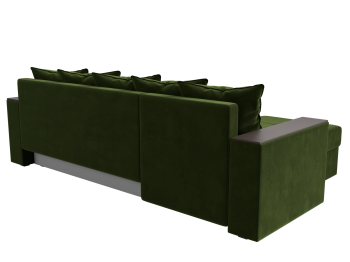 Диван угловой Дубай Лайт, микровельвет, левый угол