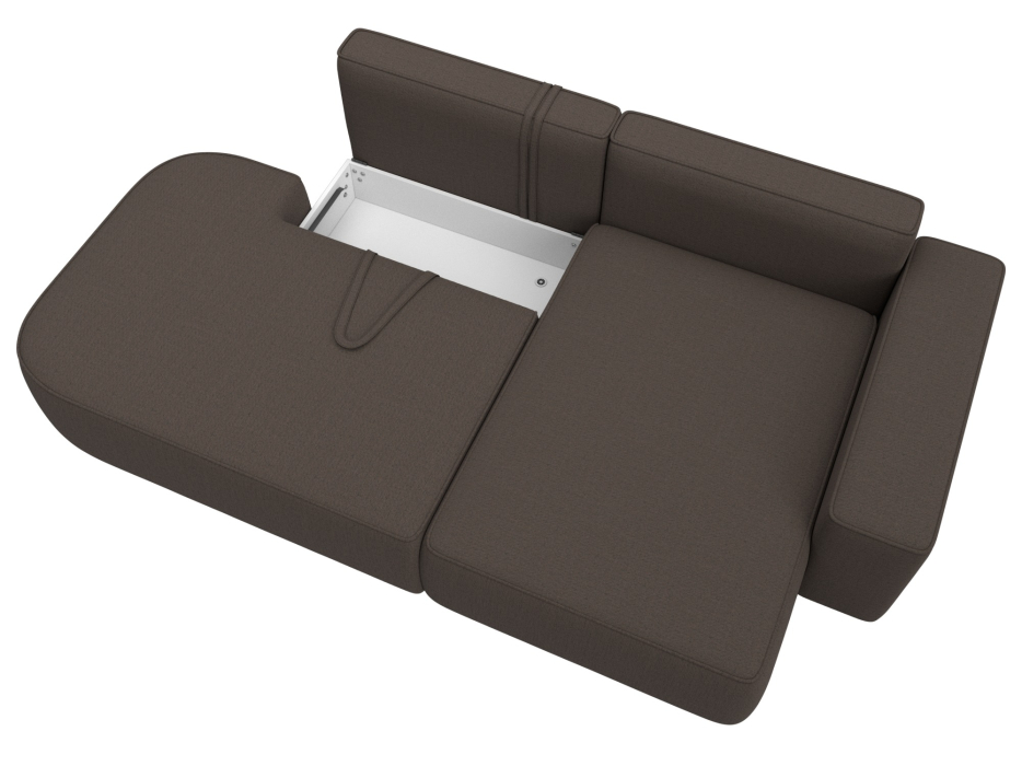 Диваны угловые в гостиную, Диван угловой Лига-065 угол правый, рогожка Амур