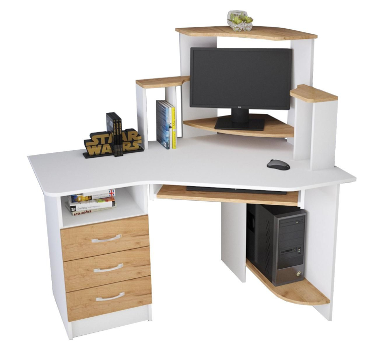 Детские парты, столы и стулья, Стол компьютерный Грета-7