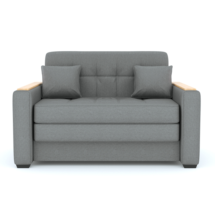 Диваны с ящиком для белья, Диван- кровать Этро Вуд, рогожка, 120