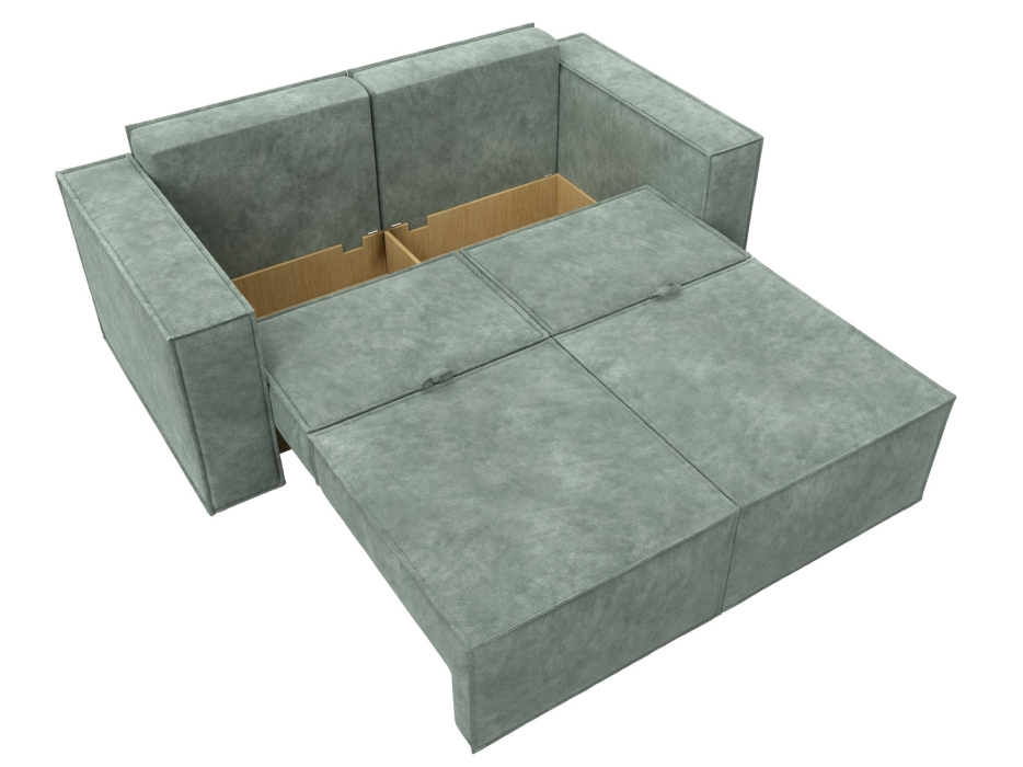 Диваны кровати со спальным местом, Диван прямой Куба мини, велюр BRUT