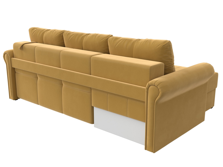 Диваны угловые в гостиную, Угловой диван Леон левый угол, микровельвет