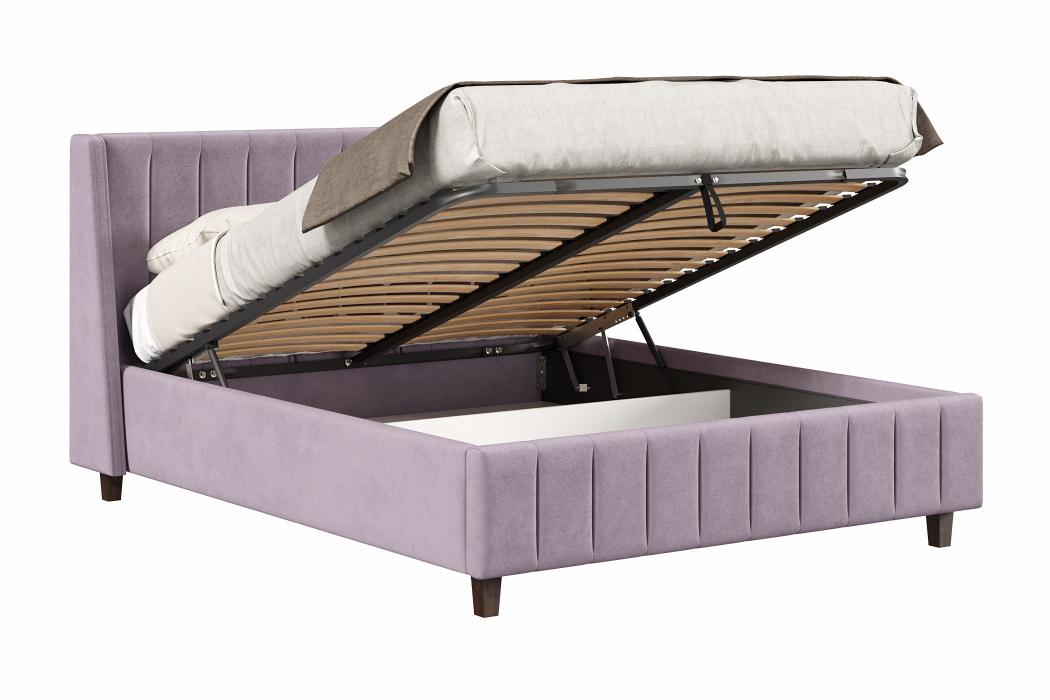Мягкая кровать, Кровать Милана 1600 с подъёмным механизмом
