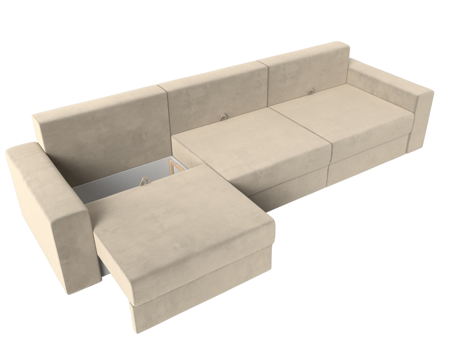 Офисные диваны, Диван прямой Майами Long, микровельвет