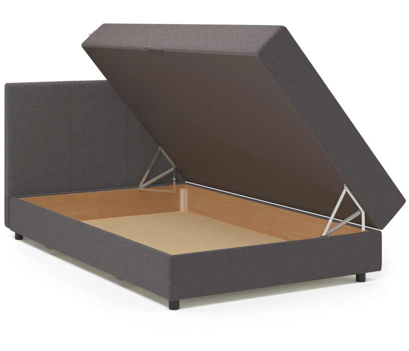 Мягкая кровать, Кровать тахта Классика 100 с подъемным механизмом, рогожка