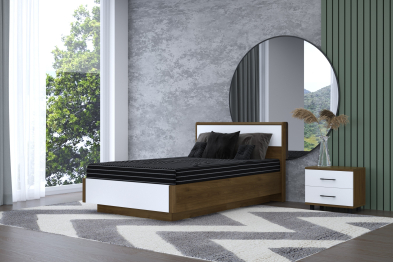 Модульная система Грейс Кровать КР-4001  Гикори Джексон Темный