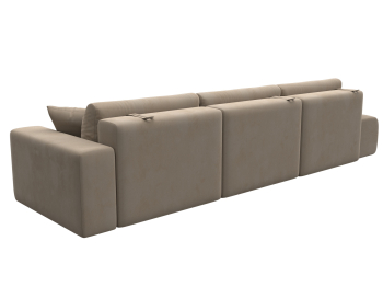 Диван прямой Лига-036 Модерн Лонг подлокотник справа, велюр