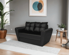 Диваны кровати со спальным местом, Диван прямой выкатной Квартет (Экокожа)