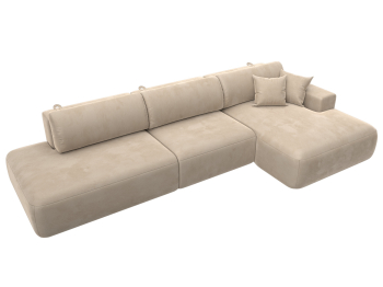 Диван угловой Лига-036 Модерн Лонг правый угол, велюр