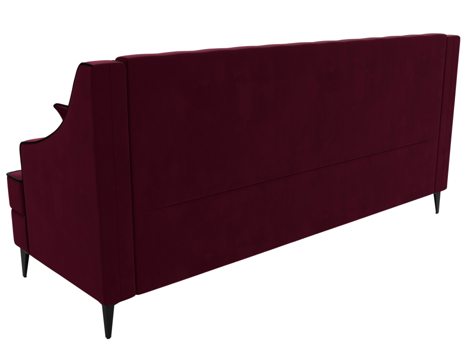 Дизайнерские диваны для гостиной, Прямой диван Марк, микровельвет