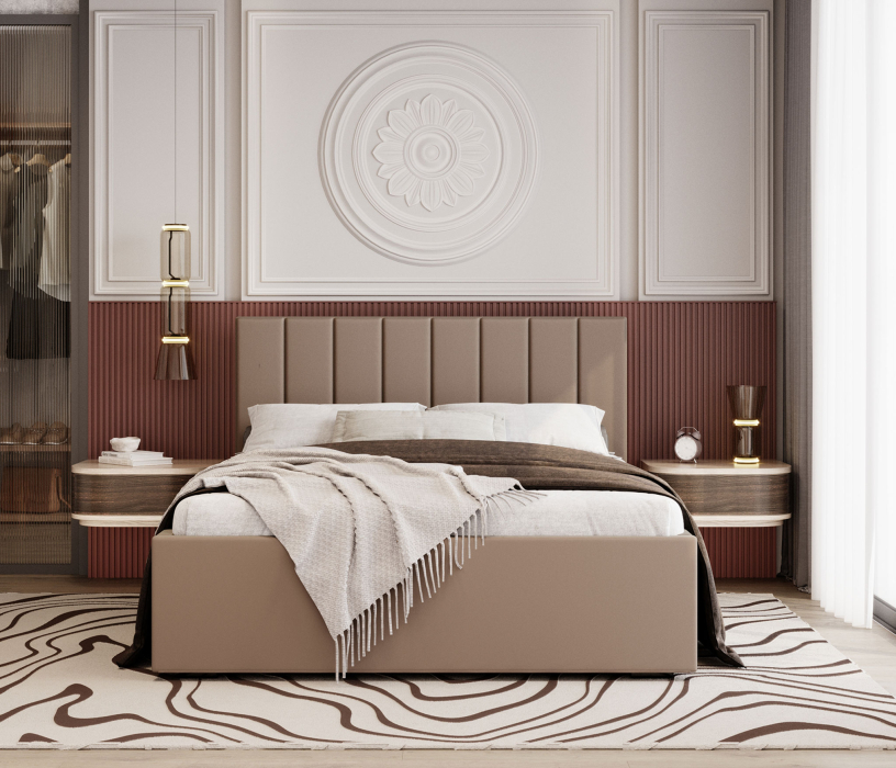 Мягкая кровать, Кровать Аврора 1,4