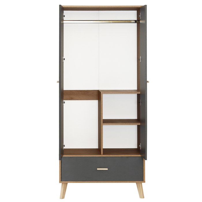 Шкафы двухстворчатые, Шкаф для одежды Скандик