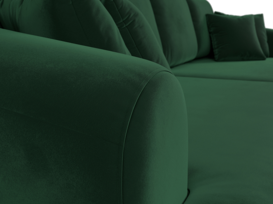 Диваны еврокнижки, Прямой диван Милтон, велюр