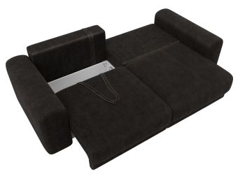 Диван прямой Лига-056 НПБ, велюр BRUT