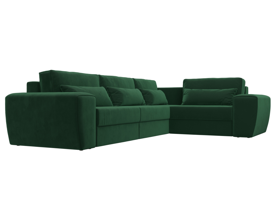 Диваны угловые в гостиную, Диван угловой Лига-008 Long правый, велюр