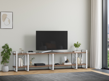 Тумба под ТВ Айсберг Лофт 240 белый