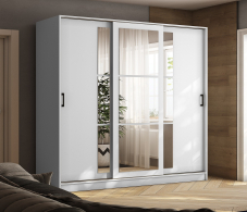 Шкафы-купе 2-х дверные, Шкаф-купе Стиль-2 160, белый