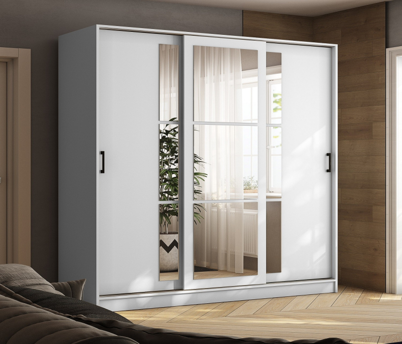 Шкафы-купе 2-х дверные, Шкаф-купе Стиль-2 160, белый