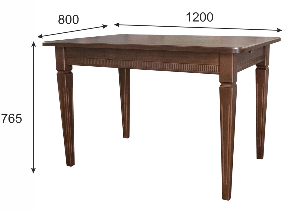 Обеденные столы, Стол обеденный Мебелик Васко В 89Н