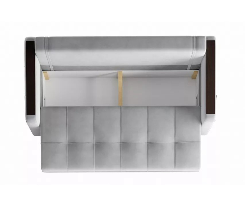 Диваны с ящиком для белья, Диван-кровать прямой Smart 3 Велюр