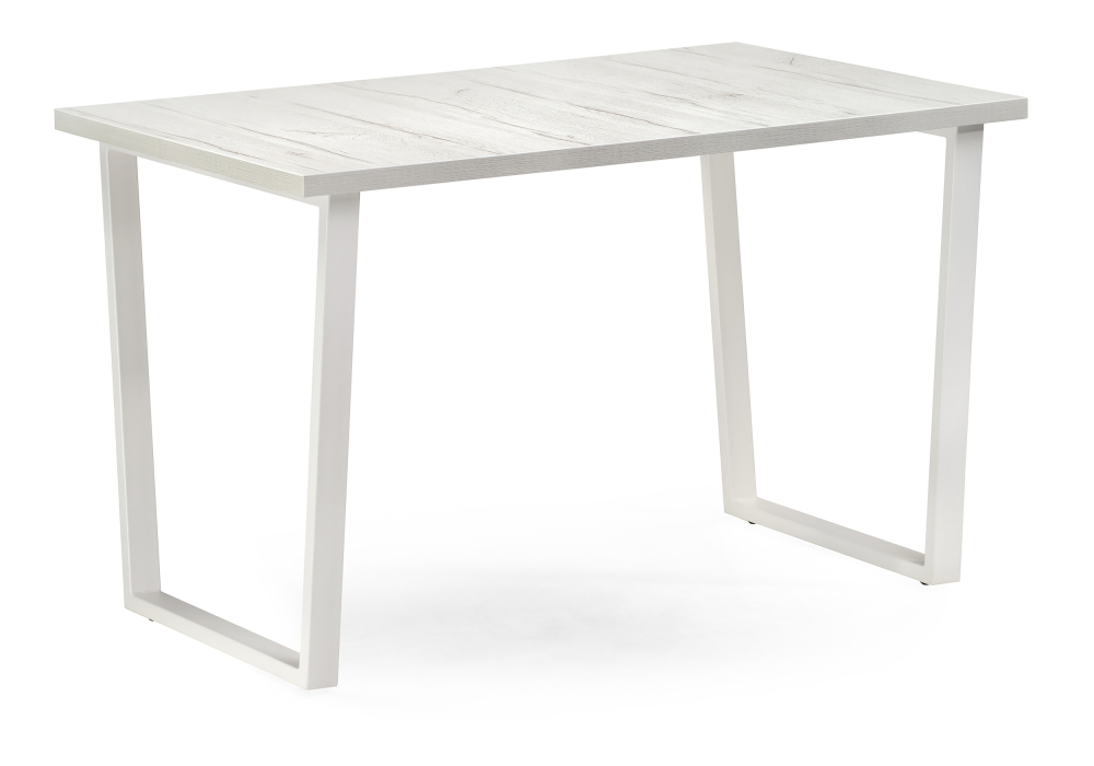 Обеденные столы, Стол деревянный Лота Лофт 120 25 мм (белый матовый)