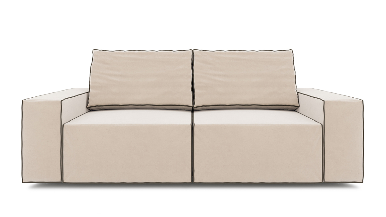 Большие диваны, Стенли Premium Диван прямой. Велюр Beauty.