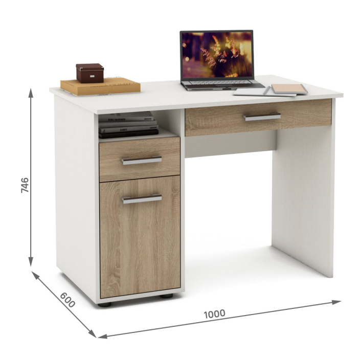 Прямые, Письменный стол Остин-2Я